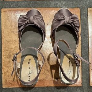 Bettye Muller Brown Espadrille Sandals